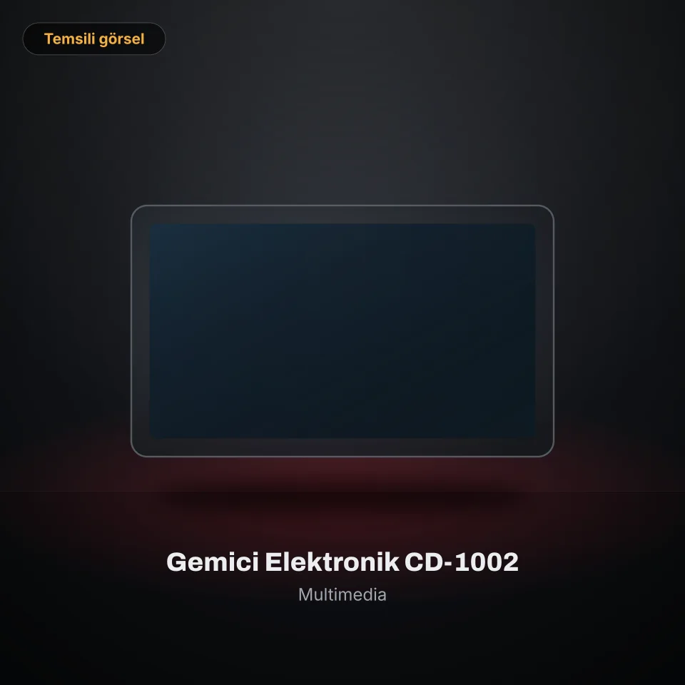 Gemici Elektronik CD-1002 (temsili görsel)