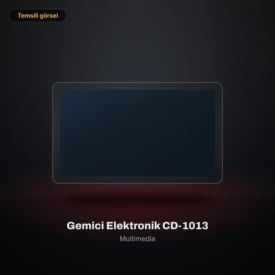 Gemici Elektronik CD-1013 (temsili görsel)