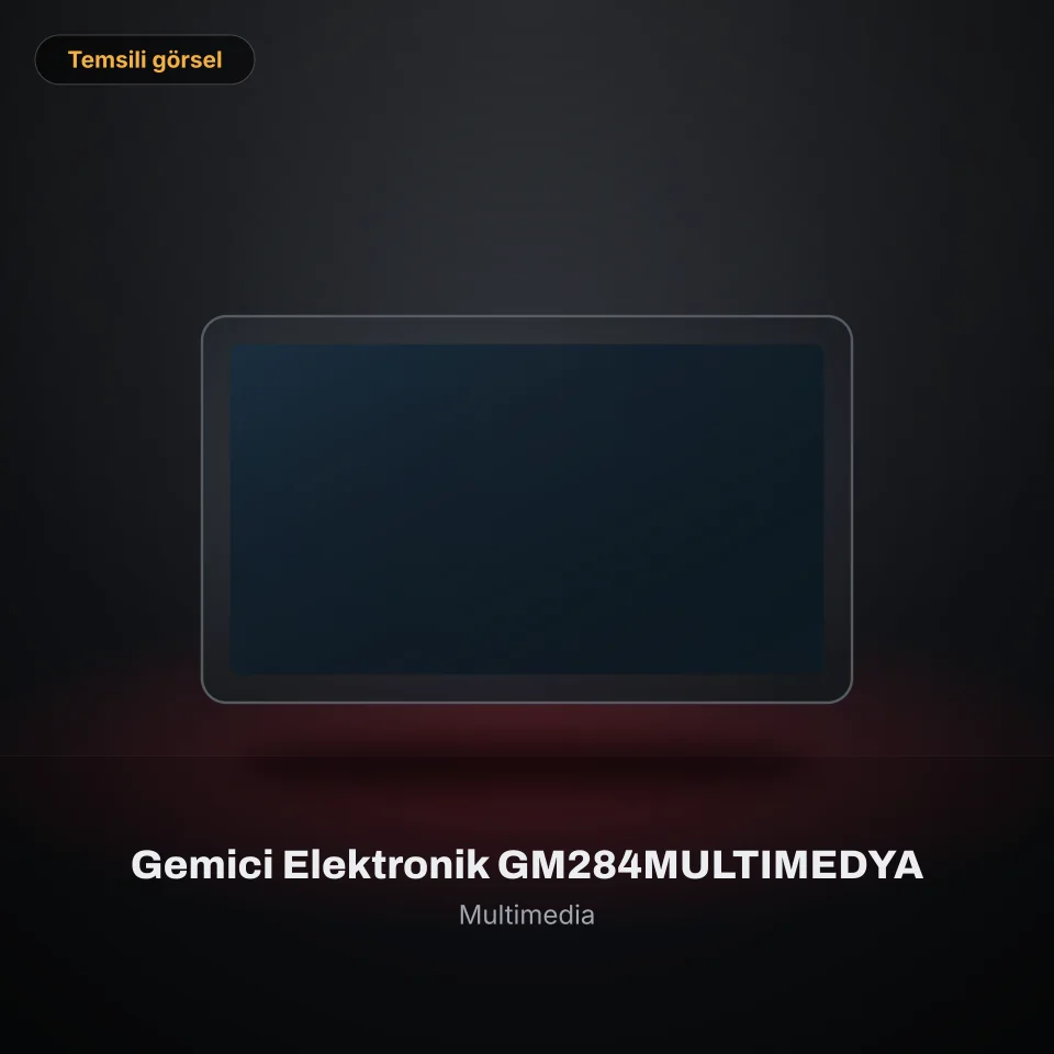 Gemici Elektronik GM284MULTIMEDYA (temsili görsel)
