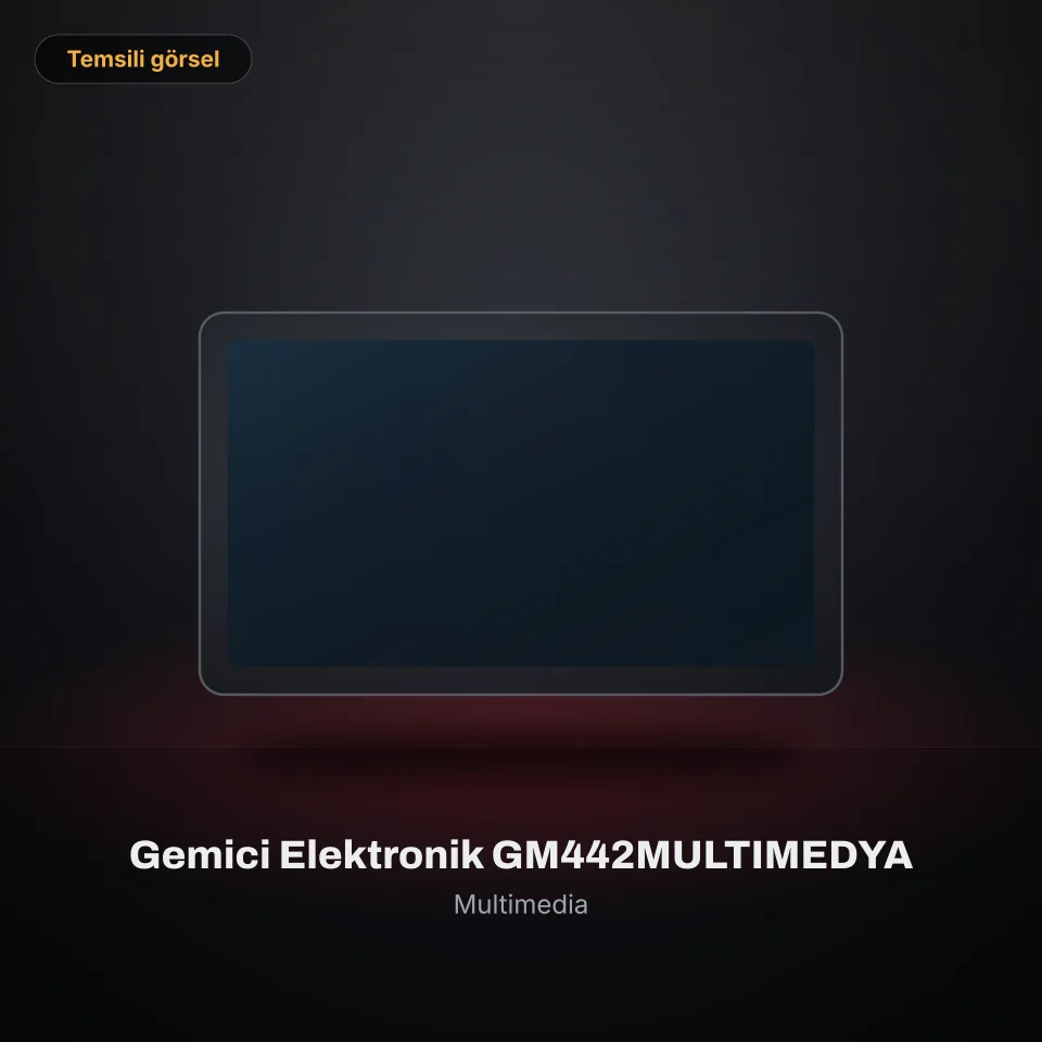 Gemici Elektronik GM442MULTIMEDYA (temsili görsel)