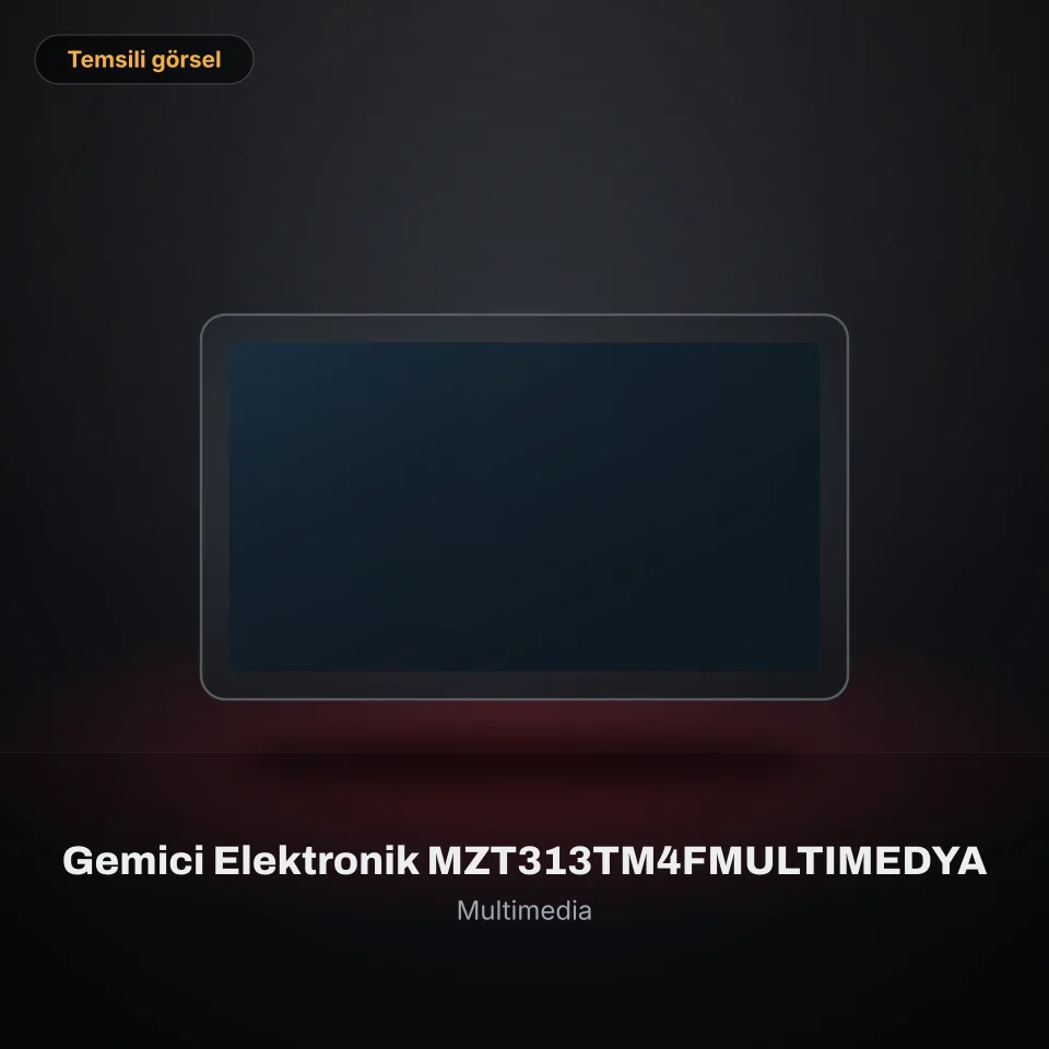Gemici Elektronik MZT313TM4FMULTIMEDYA (temsili görsel)