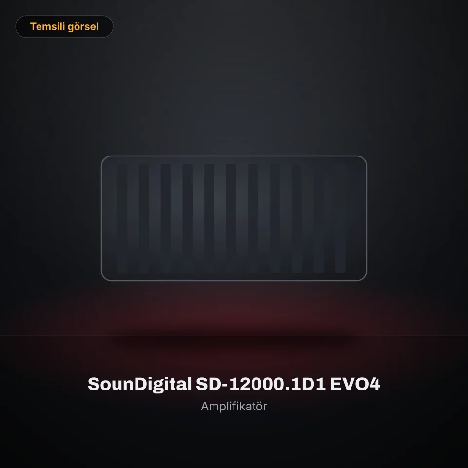 SounDigital SD-12000.1D1 EVO4 (temsili görsel)