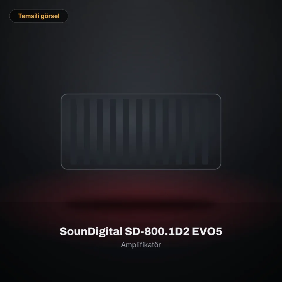 SounDigital SD-800.1D2 EVO5 (temsili görsel)